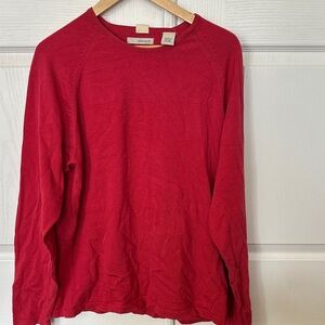 Eastland Men's Bright Red Crewneck Sweater